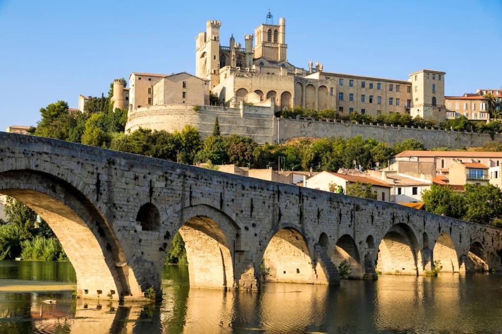 Charmant T2 Atypique, Renove, Confortable Beziers Luaran gambar